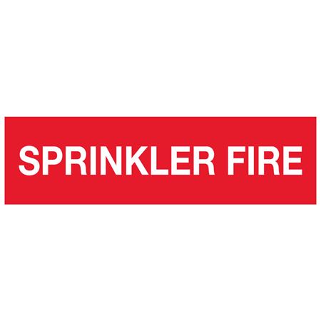 ANSI Pipe Marker - Sprinkler Fire - PK/10